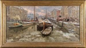 Les Chalands by Oswald Poreau