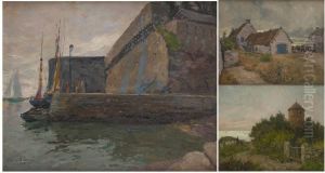 Vues Du Finistere Et Du Morbihan by Oswald Poreau