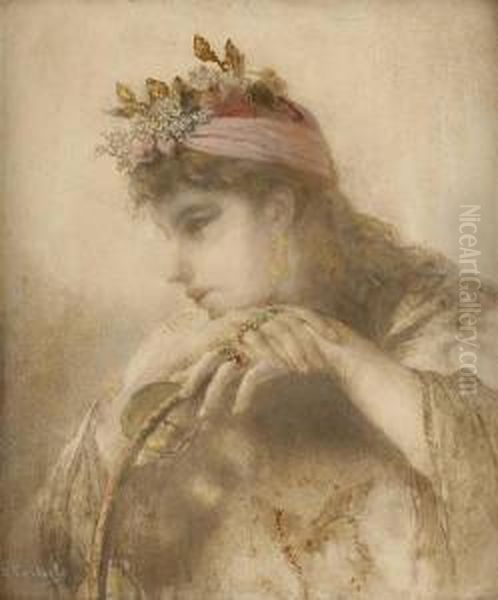 Jeune Femme Autambourin - view 1