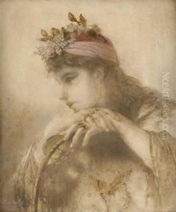 Jeune Femme Autambourin Jeune Femme Autambourin