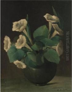 A Bowl Of Morning Glories by Charles Ethan Porter