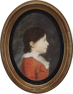 Portrait Of A Young Child by Rufus Porter