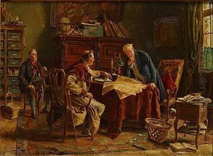 La Discussion Chez Le Notaire by Gerard Portielje