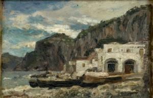 Paisagem (capri) by Silva Porto