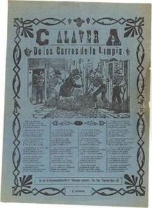 Calavera De Los Carros De La Limpia. by Jose Guadalupe Posada
