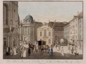 Der Michaels Platz Gegen Die K. K. Burg"