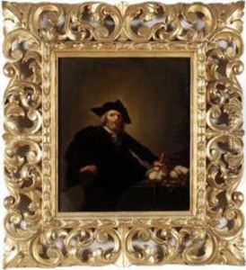 The Miser by Hendrick Gerritsz. Pot