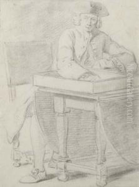 A Man Seated At A Table - view 1