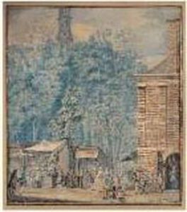 Le Westermarkt by Hendrik Pothoven