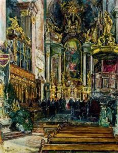 Kircheneinblick by Igo Potsch