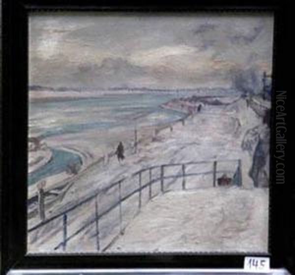 Winter River Scene - view 1