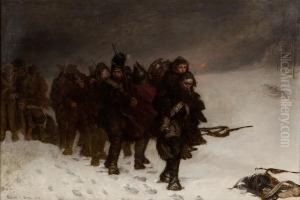 On The March From Moscow by Laslett John Pott