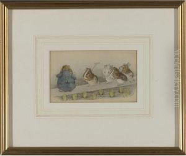 Guinea Pigs Going To Their Garden - view 1
