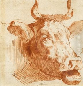 Head Of A Cow by Paulus Potter