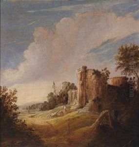 A Landscape With Ruins by Pieter Symonsz Potter