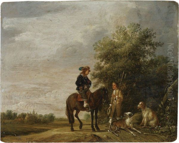 Landschaft Mit Reiter Und Pilger - view 1