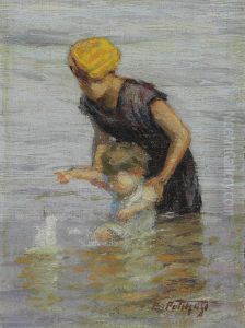 Toy Boat by Edward Henry Potthast