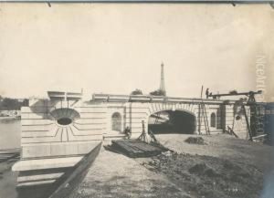 Paris, Construction Du Pont Rouelle by Louis Pottier