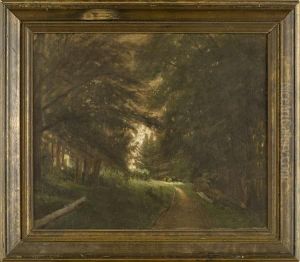 Strada Nel Bosco by Louis Joseph Pottin