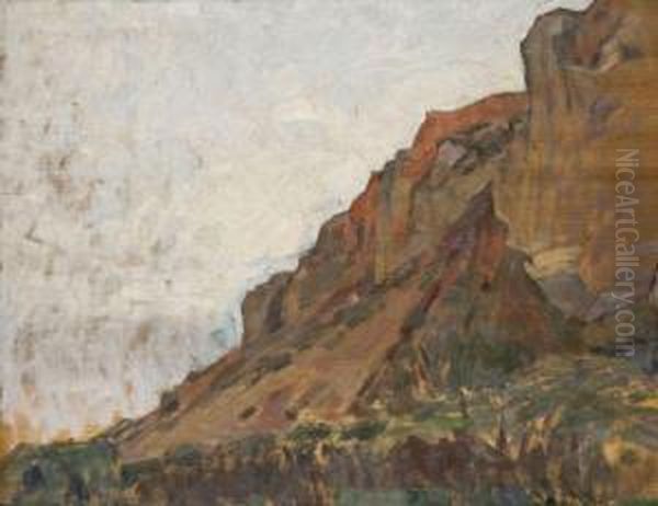 Vue D'une Falaise Rocheuse Rose - view 1