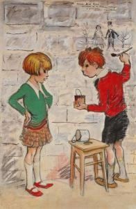 Les Maries by Francisque Poulbot