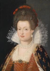 Maria De""""""""medici by Frans Pourbus the younger