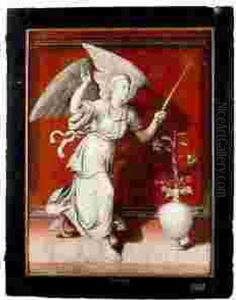 The Annunciating Angel (outer Wing) by Pieter Pourbus