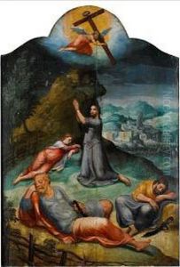 Christ In The Garden Of Gethsemane by Pieter Pourbus