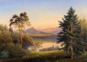 Vue De Lac De Montagne