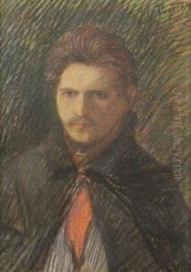 Autoportrait by Leon Pourtau