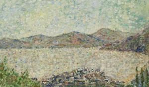 Vue Sur La Baie De Saint-tropez by Leon Pourtau