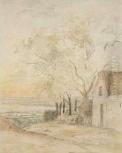 Looking Across The Humber And Up The Ouse From Mr Paston's Close At Aulkbro'