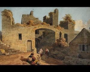 Entrance Gate Into Conway Nw by Joseph Rubens Powell