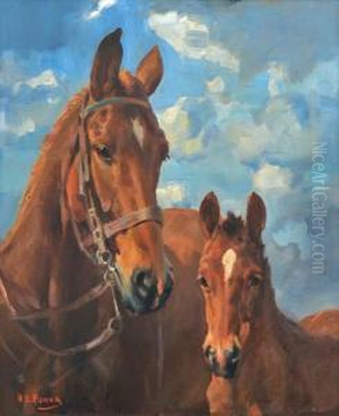 Mother And Foal - view 1