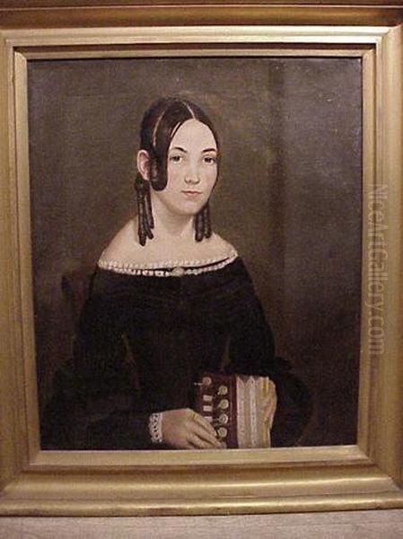 Portrait Of A Lady With A Squeezebox - view 1