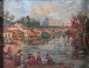 "lavanderas En Las Orillas Del Manzanares"