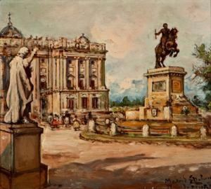 Plaza De Oriente, Madrid
