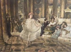 "the Greek Dance" by Sir Edward John Poynter