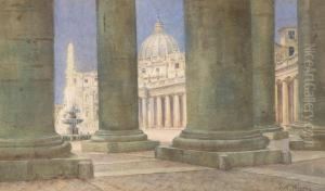 Piazza San Pietro Vista Dal Colonnato