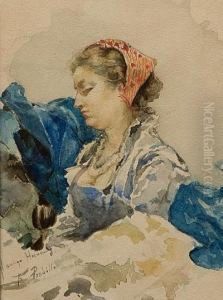 Campesina by Francisco Pradilla y Ortiz