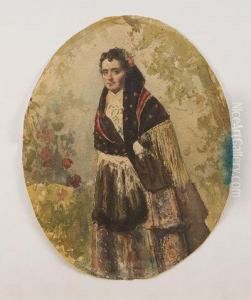 Dama Con Mantilla