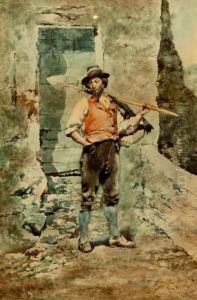 "campesino" by Francisco Pradilla y Ortiz