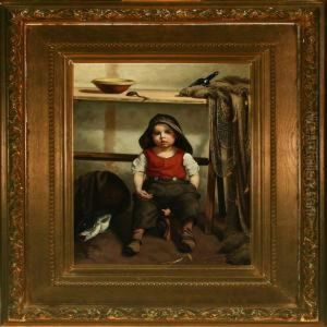 Interior With A Boy by Christian Pram-Henningsen
