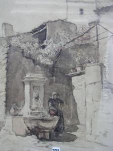 Vieille Fontaine A Grignan by Loys Prat
