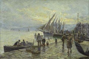 In Porto by Attilio Pratella