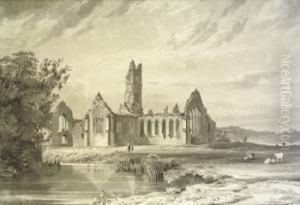 Abbey At Killmallock, Co Limerick by Charles Vallancey Pratt