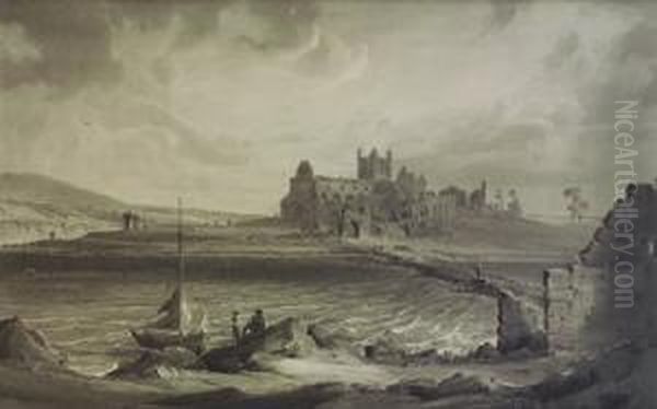 Dunbroady Abbey, Co Wexford, From The South West - view 1