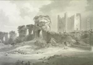 Western Gateway Tower And Entrance To The Fortress At Trim, Co Meath by Charles Vallancey Pratt