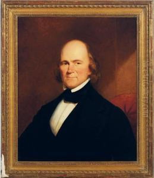 Portrait Of A Gentleman In A Red Chair - view 1