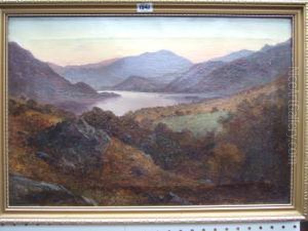 Mountainous Lake Landscape - view 1